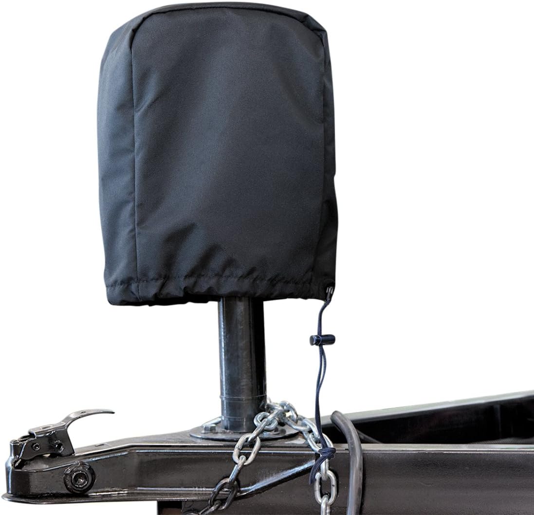 RV Travel Trailer Electric Tongue Jack Cover Camper