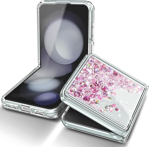 Miniatura 3 de NGB Supremacy Funda para Samsung Galaxy Z Flip 5 (5G 2023) con protector de pantalla de vidrio templado, protector de lente de cámara, cordón de