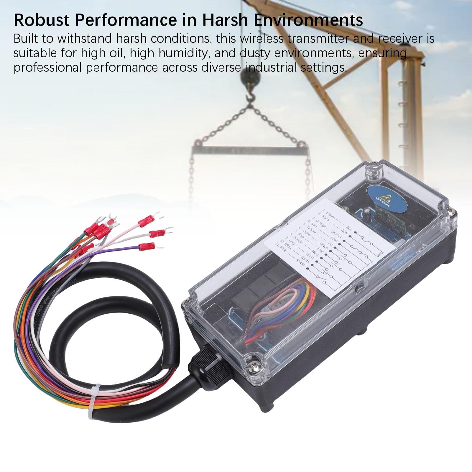 Remote Drahtlose wasserdichte Crane Control 8 Industrielle Fernbedienung Polypast