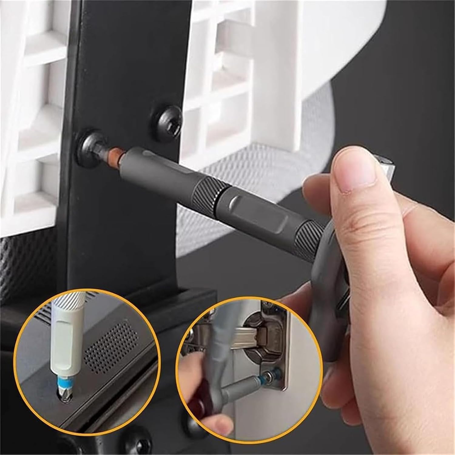 24 in 1 Screwdriver, 24 in 1 Screwdriver Set, DIY Multifunction Ratchet Tool with Removable T Handle