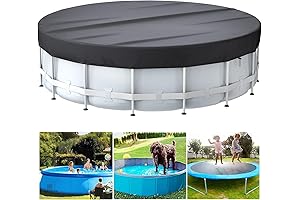 Durable 22ft Pool Cover for Above-Ground Oval Pools.