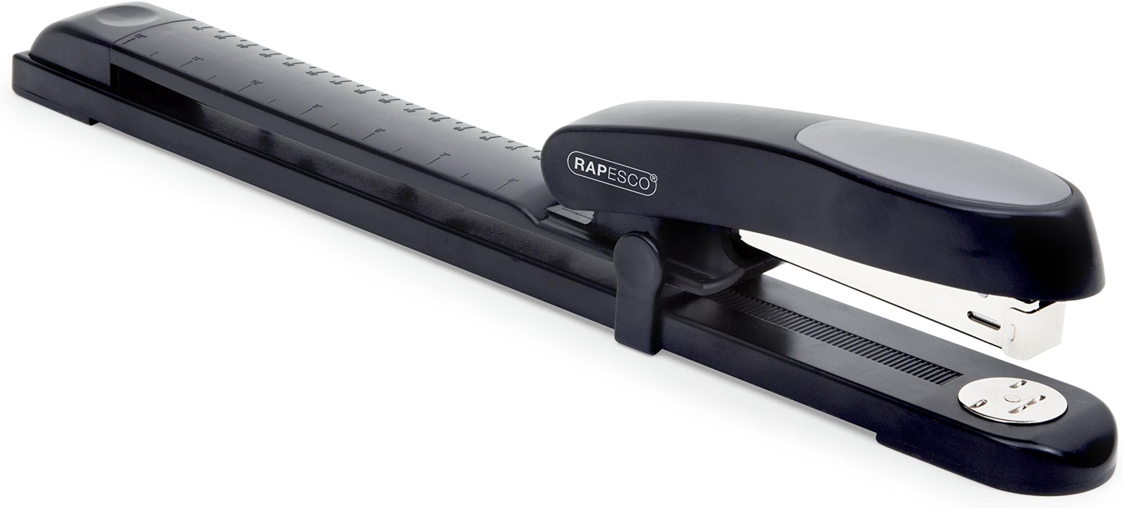 R79026NS Long Arm Stapler - Manta Ray, 20-Sheet Capacity, 300mm Throat Depth - Black