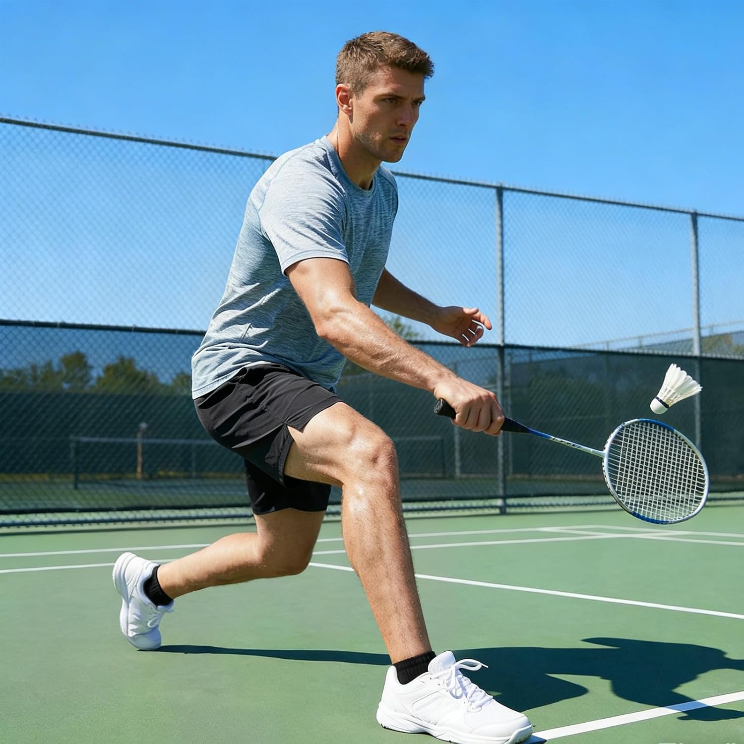 LWK 10 Pack Men's Bamboo Ankle Socks - Seamless Toe, Moisture Wicking, Breathable, Cushioned Running Socks, Gift Box Set