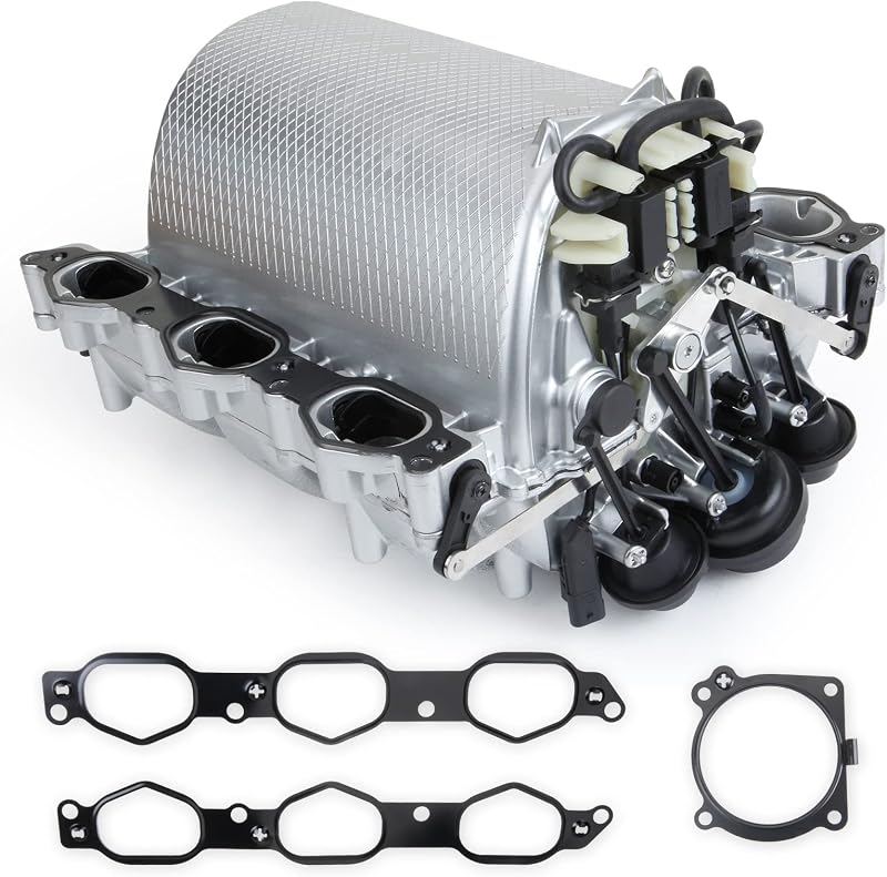 MITZONE Upgrade Intake Manifold with Gasket Compatible with 2006-2012 Mercedes C230 C300 C350 E350 E280 GLK350 ML450 S400 SLK300 R350 V6 272 Engine Replace 2721402401 2721402201
