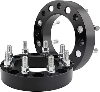 YIZBAP 2PCS 8x170 to 8x6.5 Wheel adapters for 2003-2023 F250 F350, 1.5 inch 8x170mm to 8x165.1mm Wheel adapters 124.9mm Hub Bore with 14x1.5 Thread Pitch