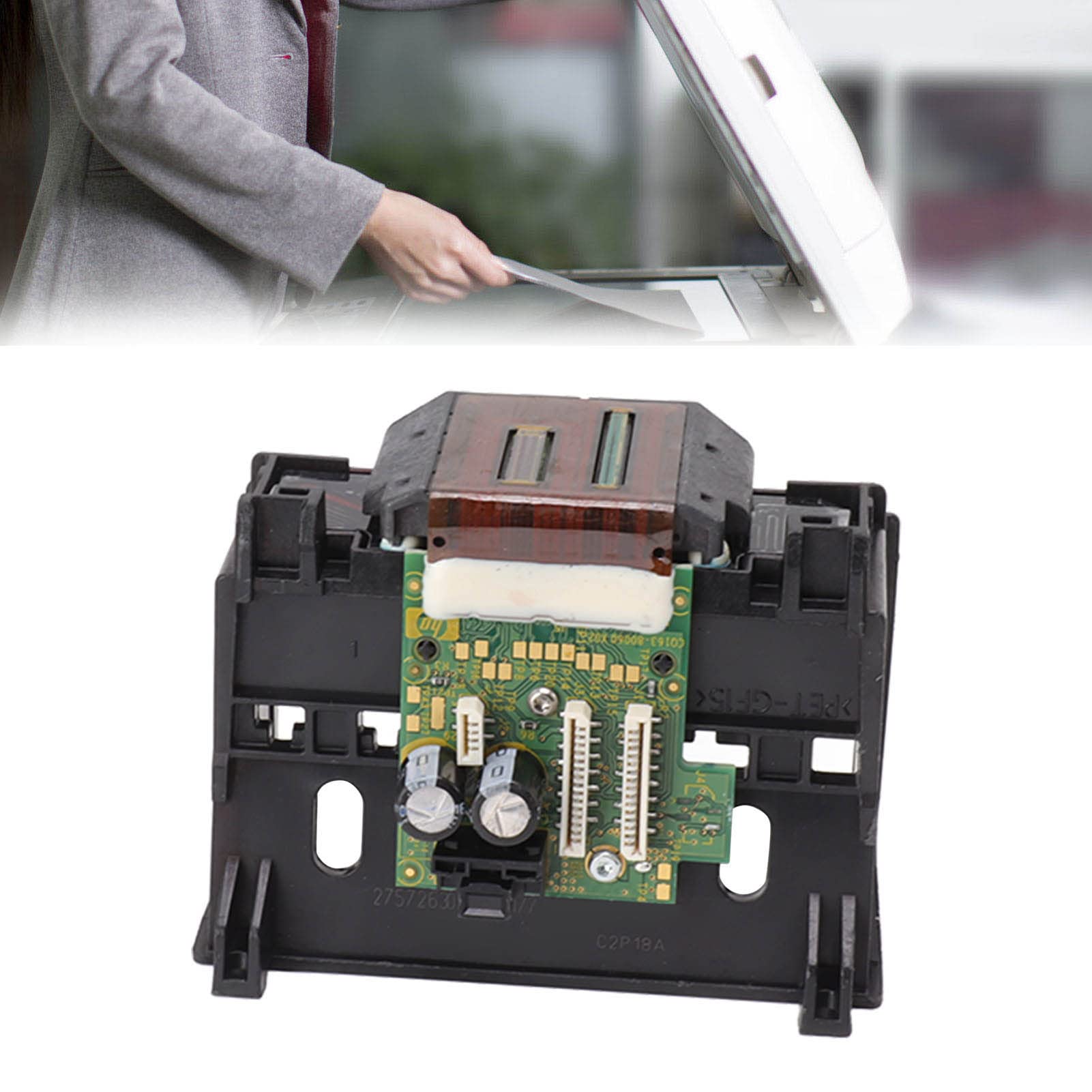 Haofy Cabezal de Impresión con para HP, Cabezal de Impresión de Resolución Clara, Impresión de Salida Suave para OfficeJet 6954 6960 6962 6968 6975 6978