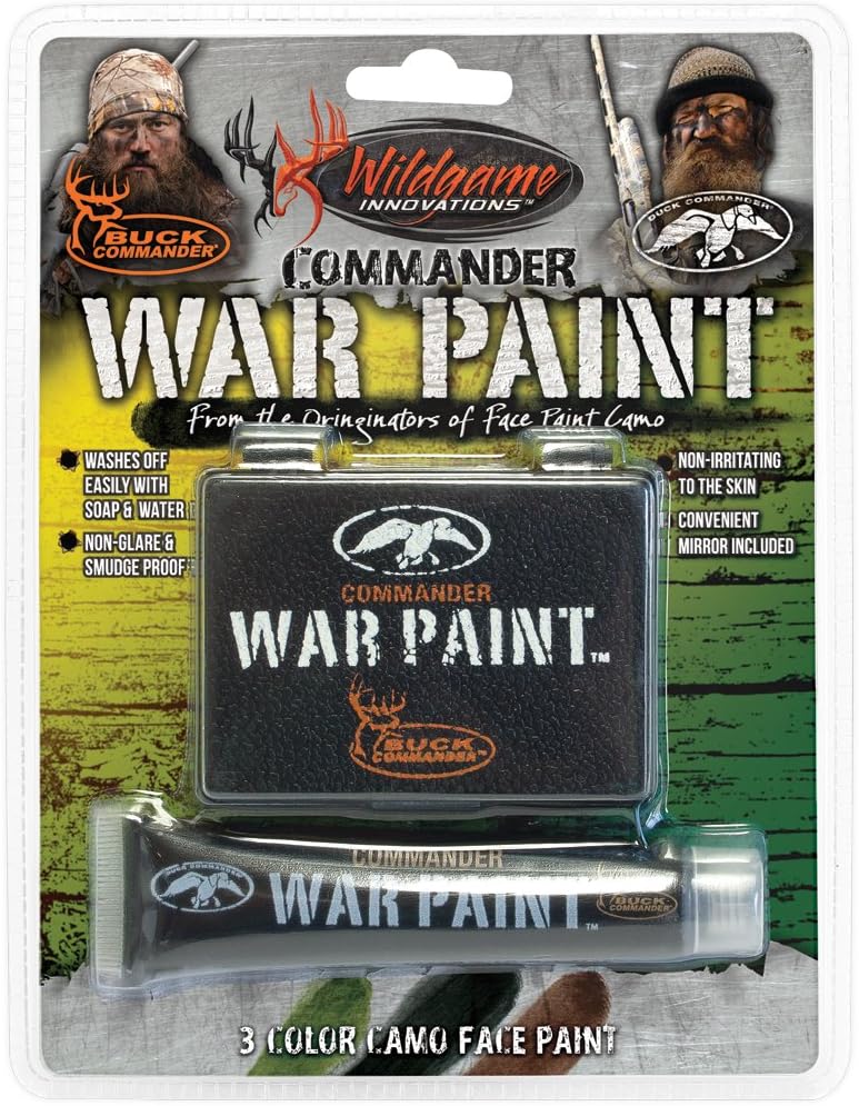Wildgame Innovations Commander War Face Paint Black ,One Size