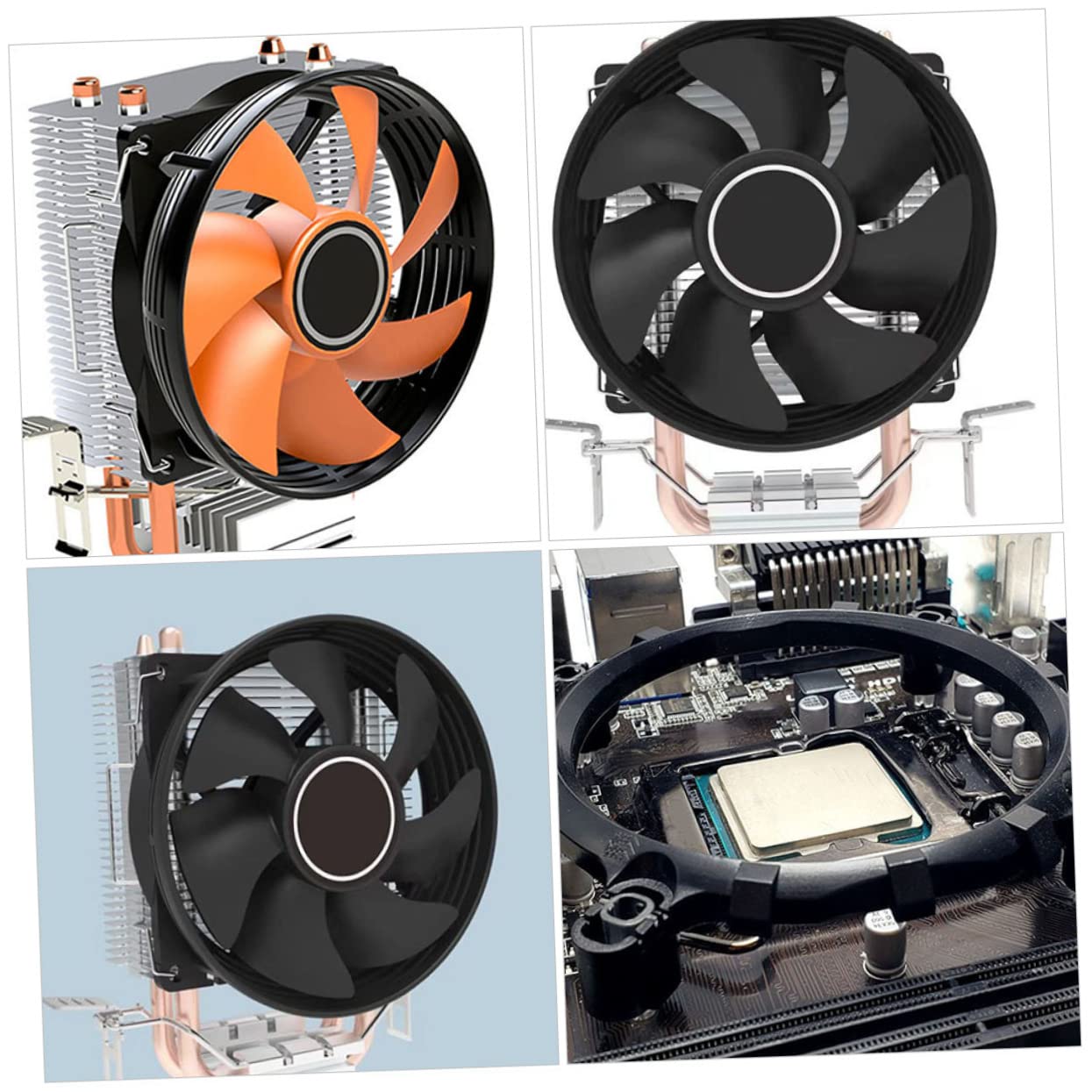 2 Set Cpu Per Dissipatore Per Schede Facile E Affidabilità E Prestazioni Compatibile Con Piattaforme 8 Pezzi*2