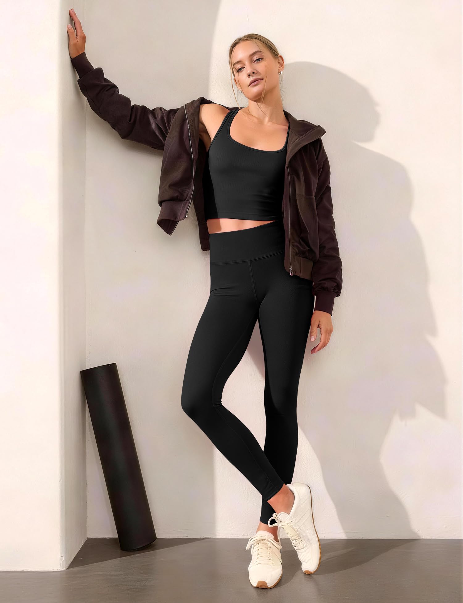 Leggings for Women - High Waisted Full Length Buttery Soft Yoga Pants for Workout Athletic Daily