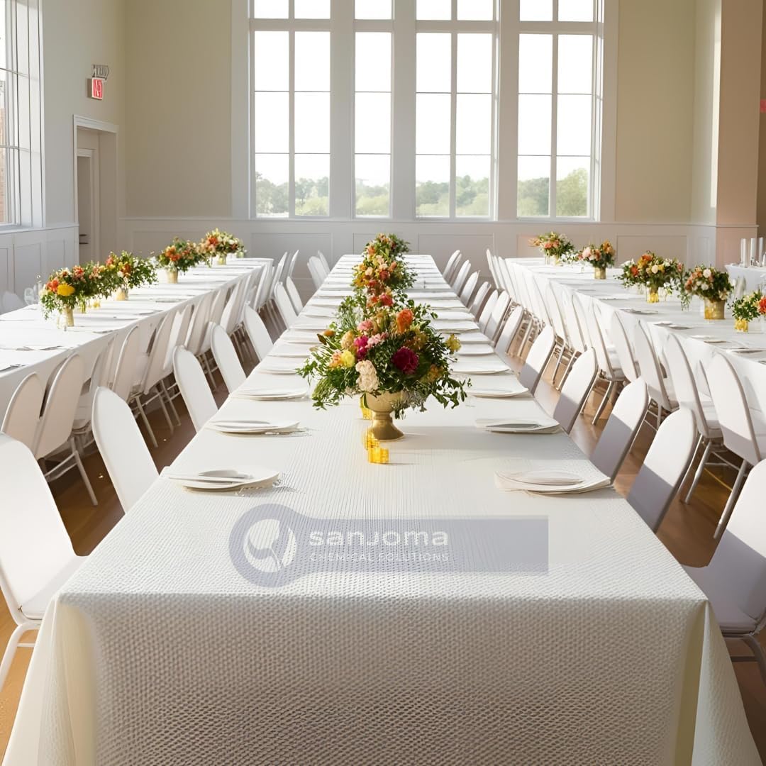 Mantel Desechable Azul Novotex 1,20 x 50 m – Tejido Sin Tejer Precortado para Eventos y Hostelería