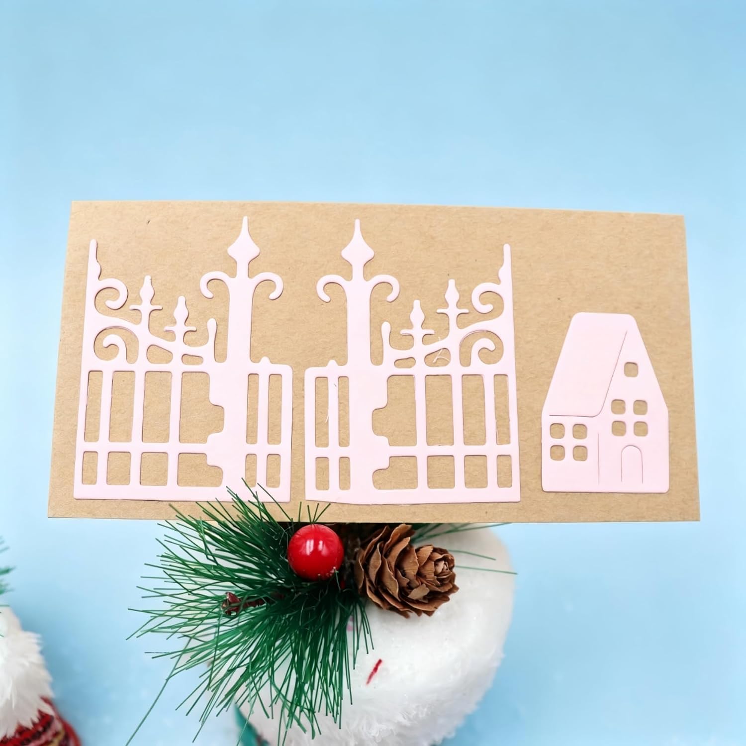 Window Folding Card Die Cuts for Card Making Decorative Stamps Metal Cutting Dies for DIY Paper Scrapbooking Embossing Crafts