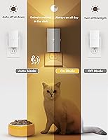 Vista 2 de L LOHAS LED Luz nocturna con sensor de movimiento enchufable, luz nocturna activada por movimiento, luz con sensor de oción para interiores