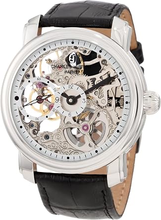 Charles-Hubert, Paris Mens 3874 Premium Collection Stainless Steel Mechanical Watch