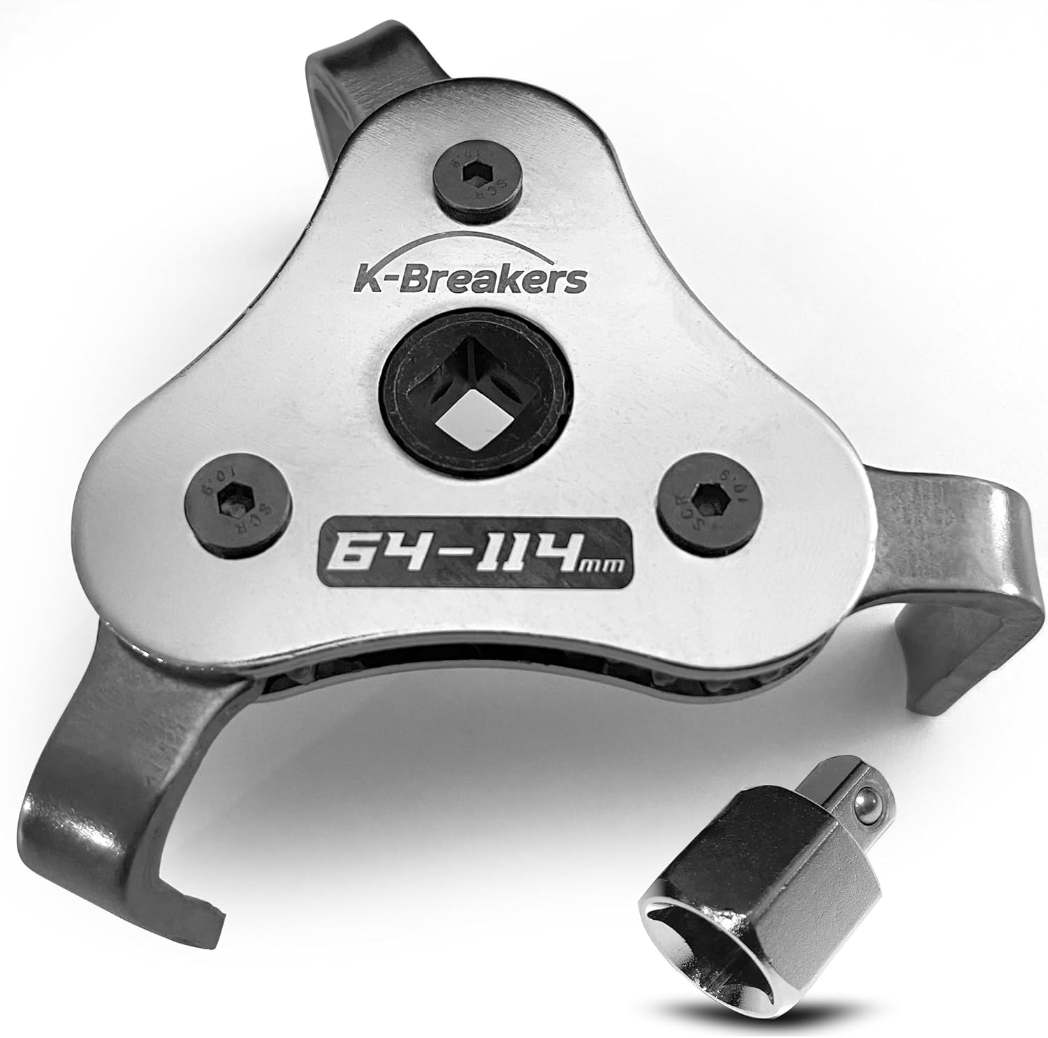 KBreakers Universal Adjustable Oil Filter Wrench, Heavy Duty Oil Filter Removal