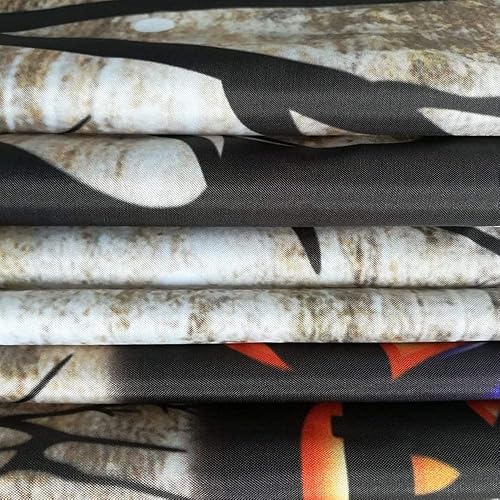 Miniatura 17 de JAWO Cortina de ducha de calabaza de Acción de Gracias, hojas de otoño con calabazas, cortinas de baño de granja de 69 x 70 pulgadas