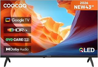 coocaa Smart TV 43 Pollici QLED con Google TV Dolby Audio 43CGQH40Z