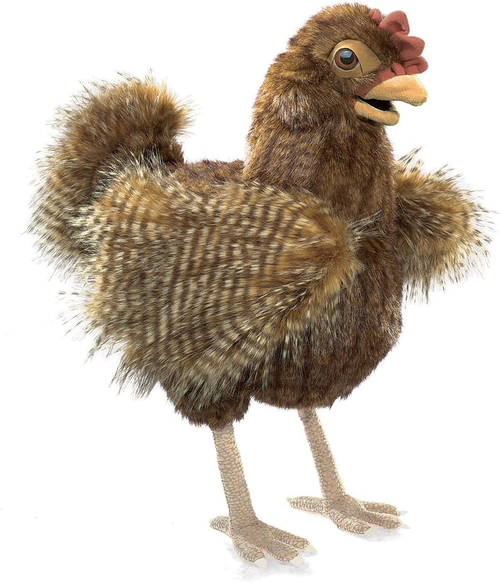 Puppet Hen Hand Puppet Brown 3094