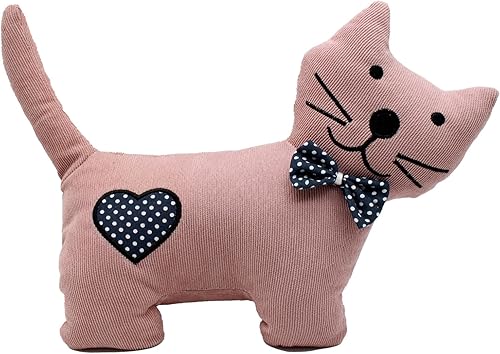 Miniatura 10 de Tapones decorativos para puerta con diseño de animales lindos, tela suave y duradera, protector de pared interior para el hogar y la oficina