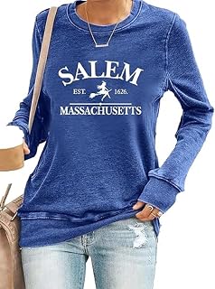 QYZ-Top 1692 They Missed One Long Sleeve Shirt Women Vintage Funny Sweatshirt Halloween Fun Shirt Gifts 2024