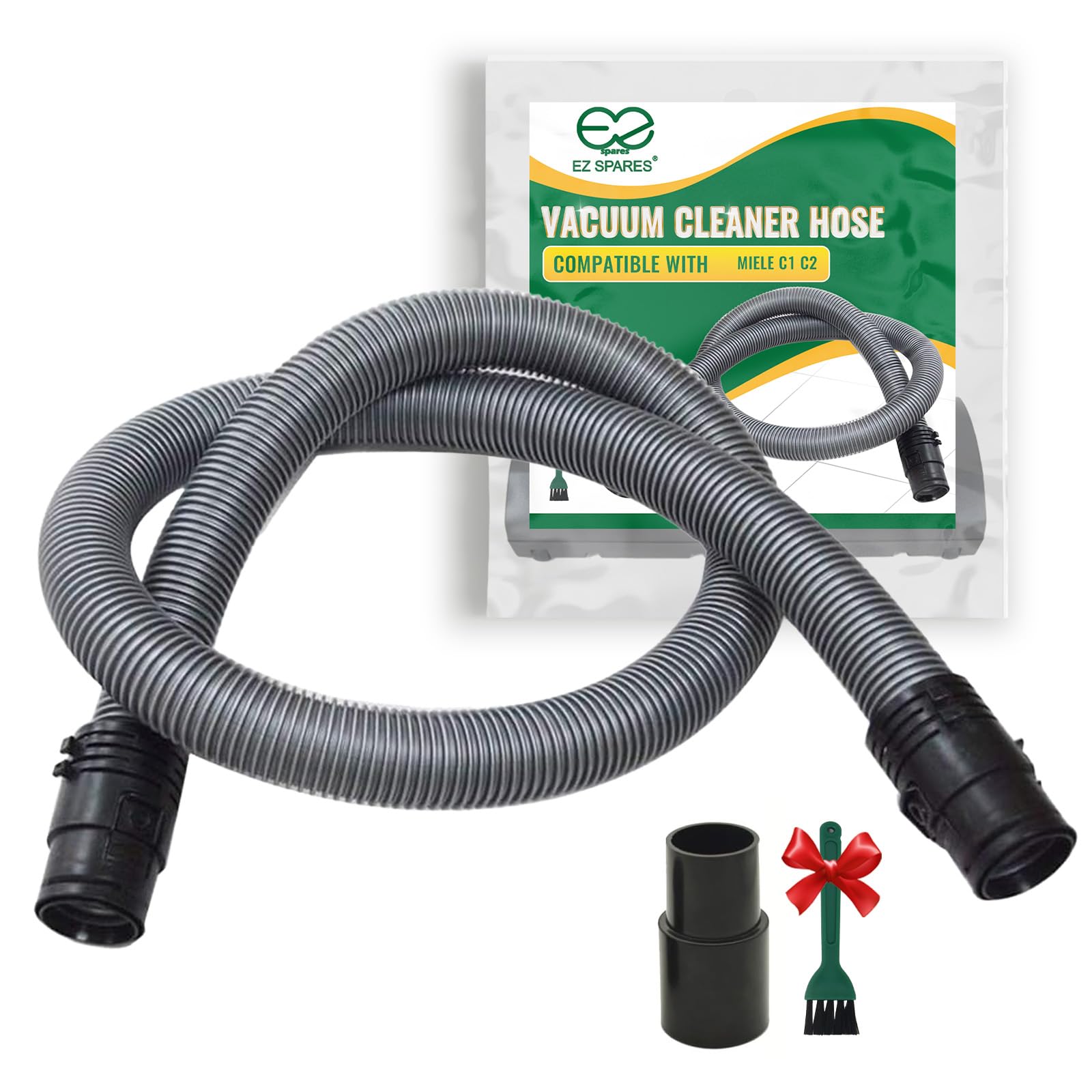 Replacement for Miele C1 C2 Canister Vacuum Cleaners Hose Pipe 1-1/2" 38mm AttachmentMiele 1.7M Flexible Suction Hose Tube 07736191