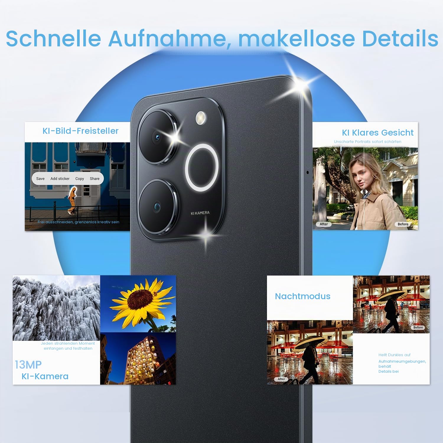realme Note 70T Smartphone 4+256GB, Black | 6000mAh Akku, 6,75 Zoll Display, 90Hz, Octa-core Prozessor, 4+8GB Dynamischer RAM, ArmorShell Schutz, IP54