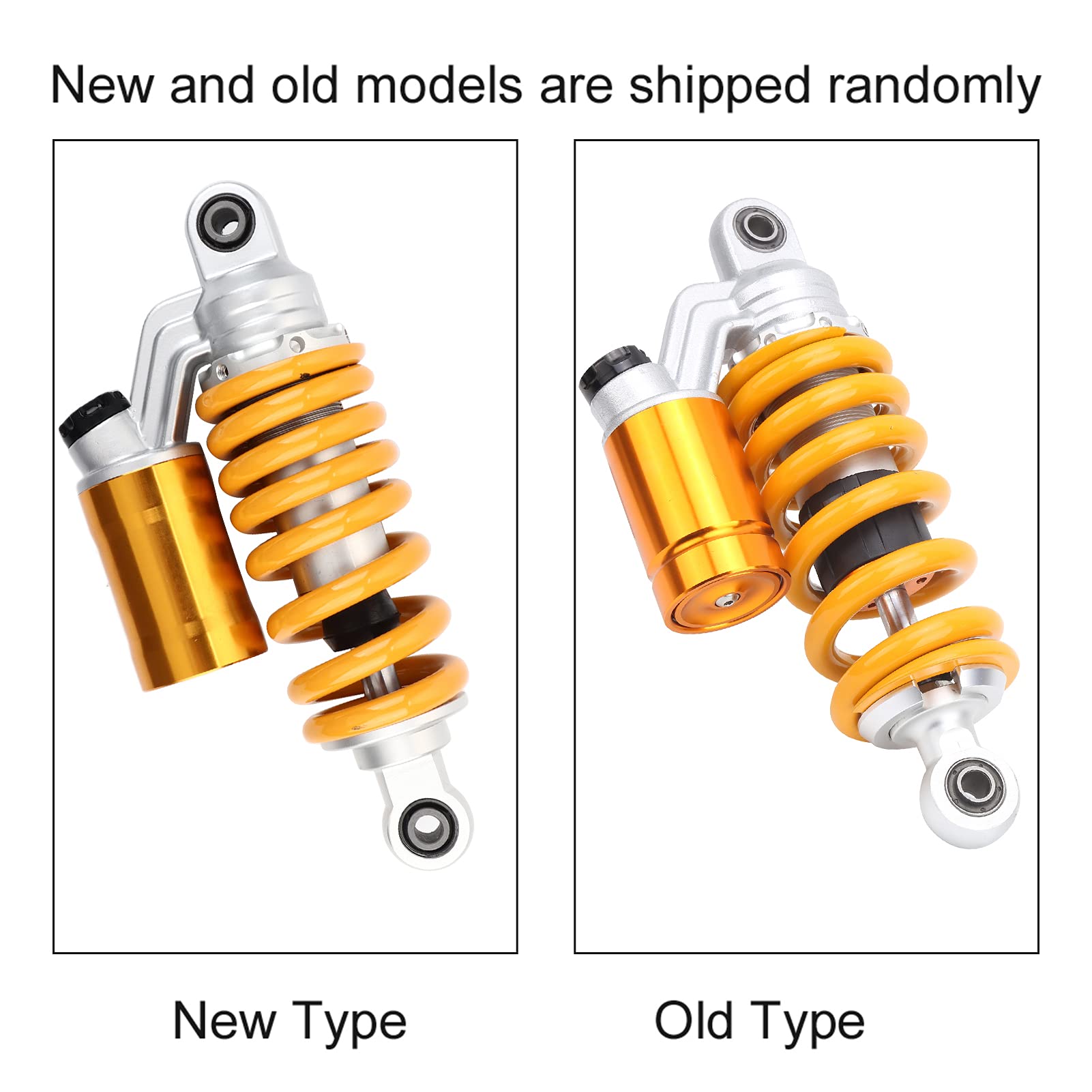 Akozon Amortyzatory Przednie/tylne Uniwersalny Amortyzator Zawieszenia Amortyzatora 240 Mm Ze Zbiornikiem Powietrza do Motocykla Terenowego ATV