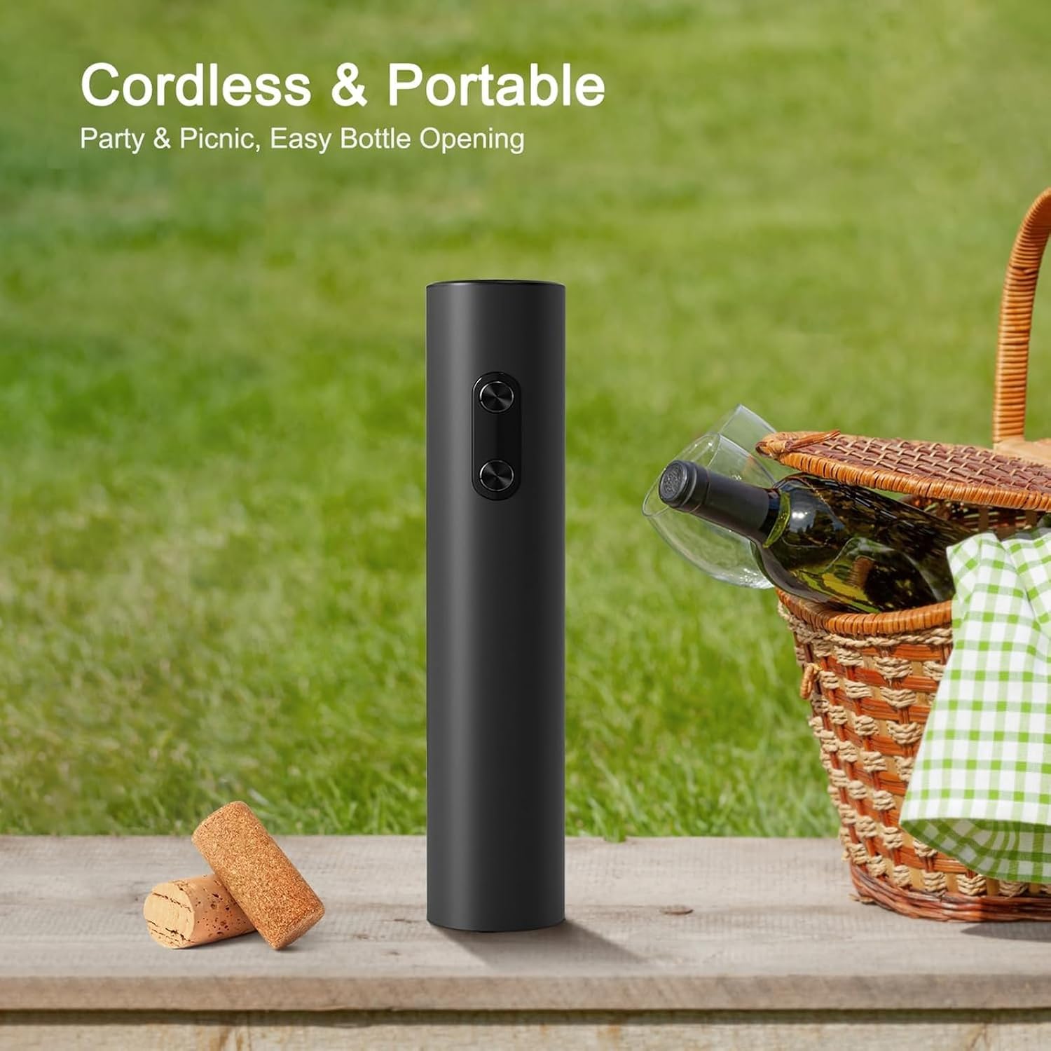 Electric Wine Opener Portable Bottle Corkscrew Suitable for Party and Restaurant Enthusiasts