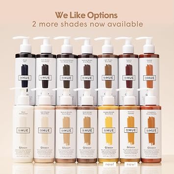dpHUE Gloss+ Includes Auburn and Copper - 6.5 oz Each (8-12 Applications Each) - Semi-Permanent Hair Color & Conditioner - Paraben, SLS & SLES Sulfate Free - Vegan, Leaping Bunny Certified