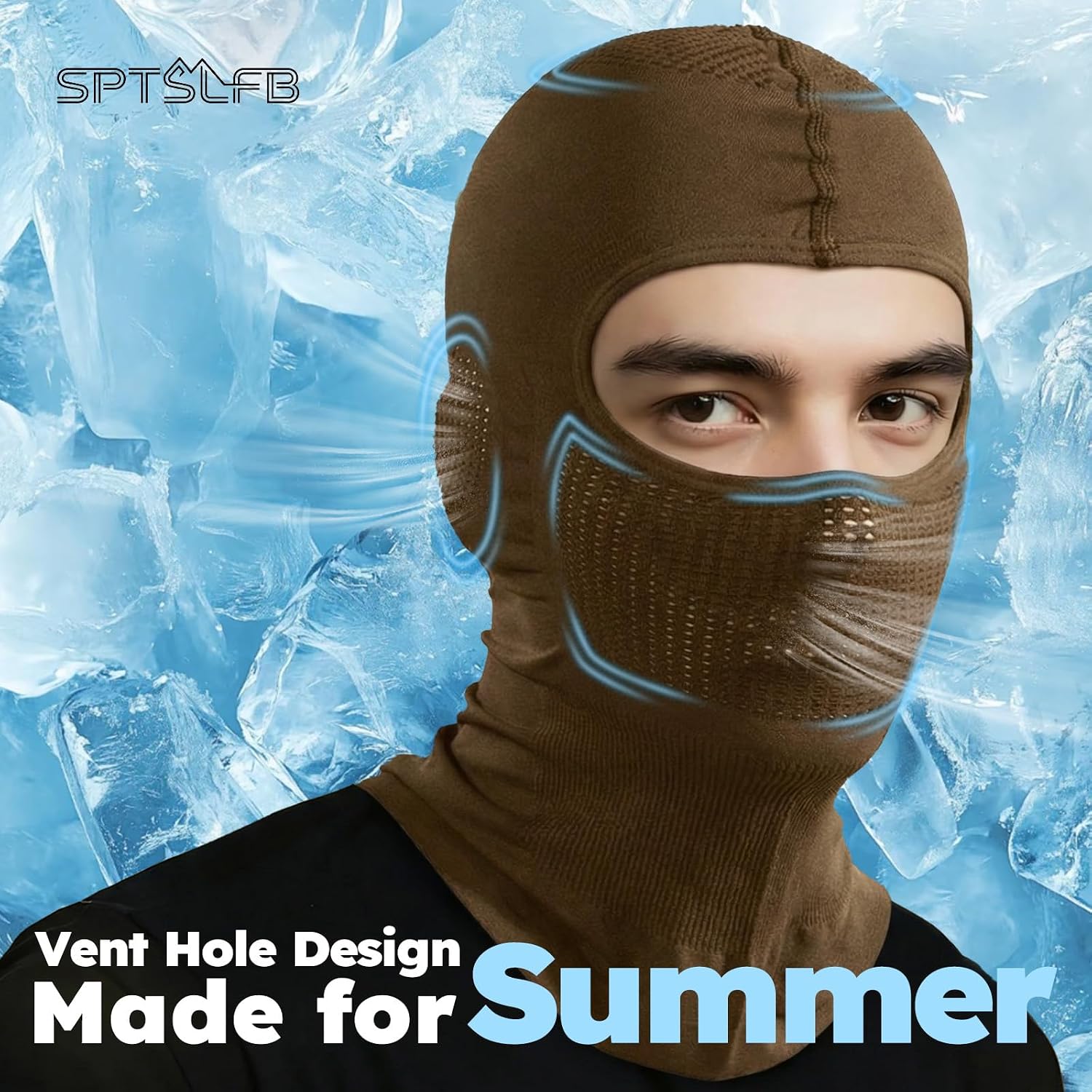 Lightweight Motorcycle Balaclava for Men and Women - Ski Face Mask with Quick-Dry Lining for Skiing, Cycling, Hiking