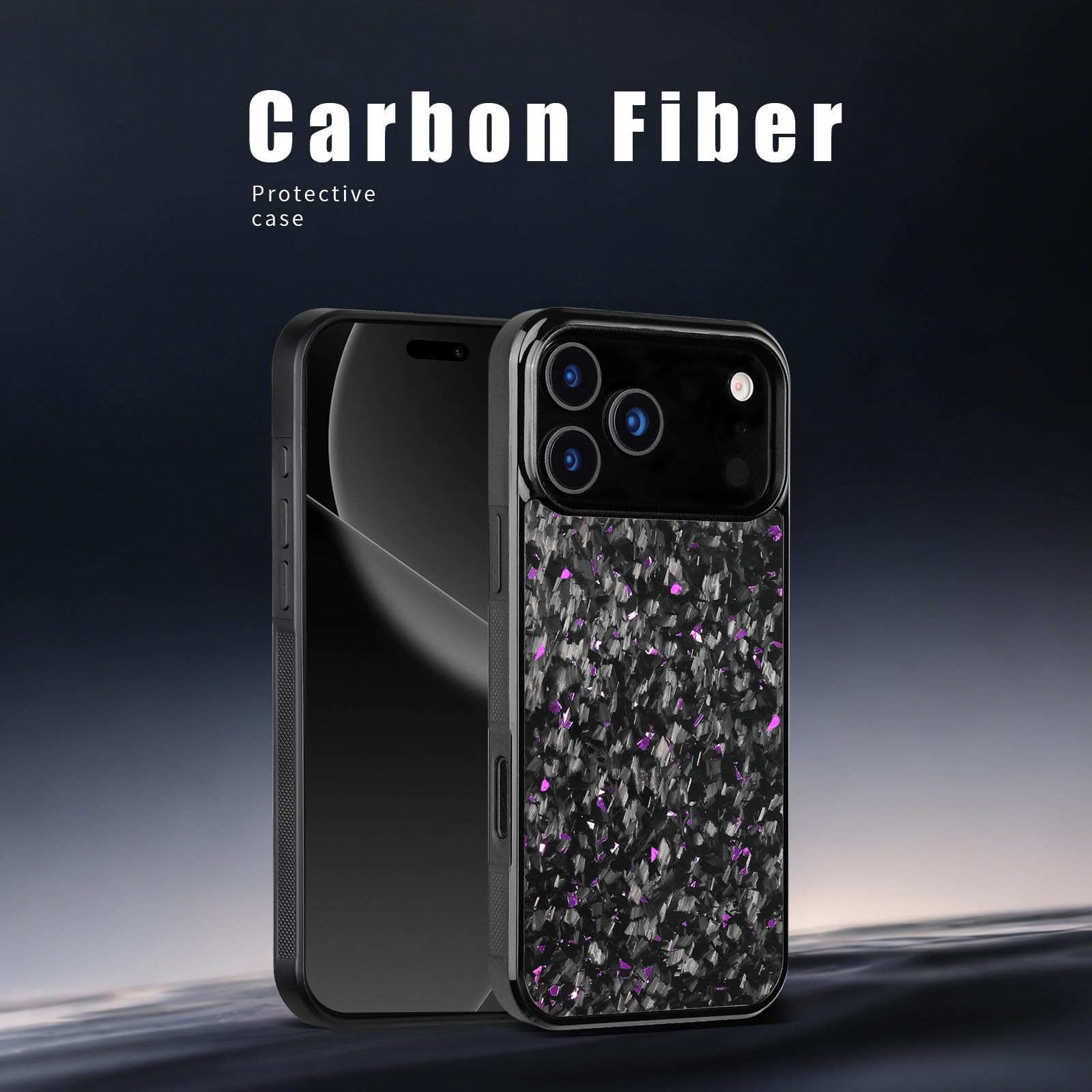 Apexcarbon Forged Carbon Fiber Phone Case for iPhone 17 Pro Max