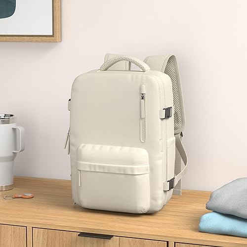 Miniatura 2 de WONHOX Mochila de viaje grande para computadora portátil aprobada para el vuelo, mochila de negocios para mujeres y hombres Mochila de Viaje