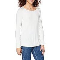 ONLY Mila Lacy L/S Long Pullover Knt T-Shirt Donna, Bianco (Cloud Dancer)