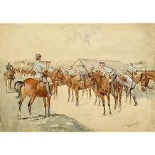 XcBAIHOUD Famous Painting Modern Artwork Classic Canvas Painting a Call to Arms by Frederic Remington Printed Paintings for Room Decor 60x90cm