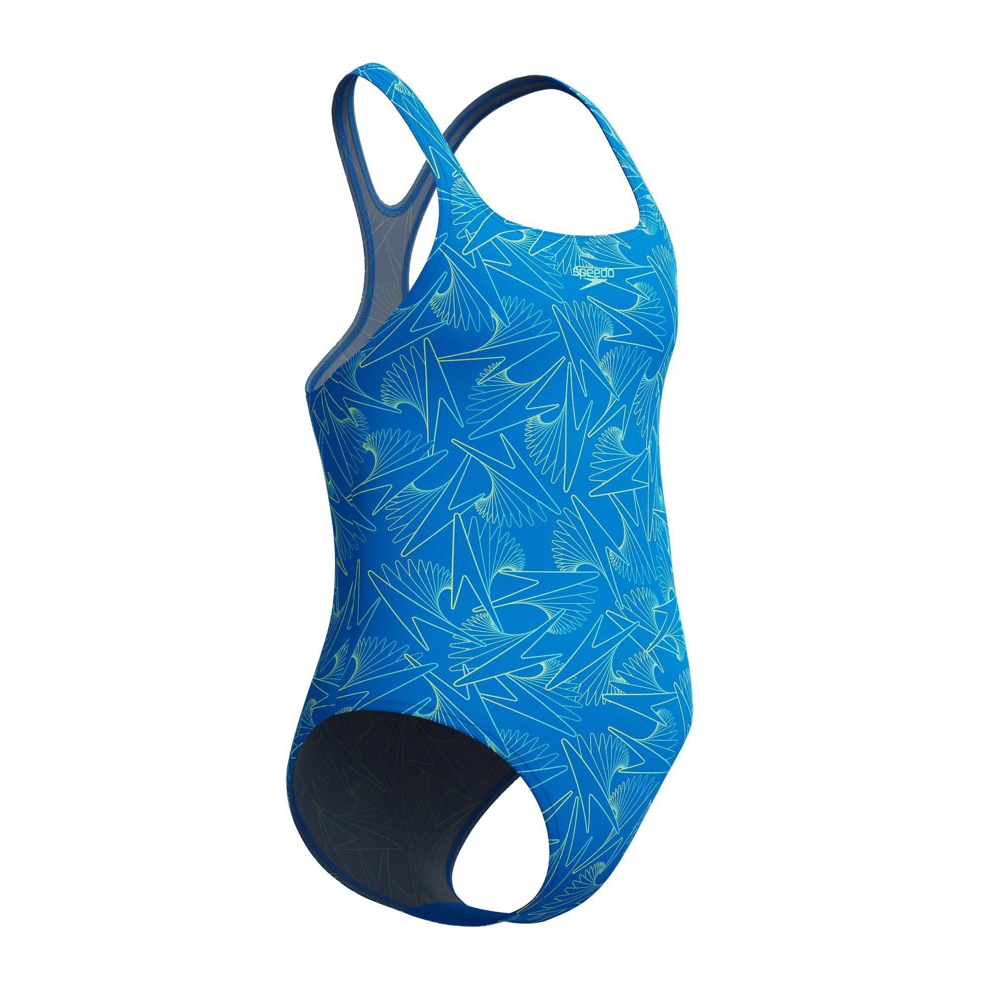 Speedo HyperBoom Allover Medalist - Bañador para niña, color azul