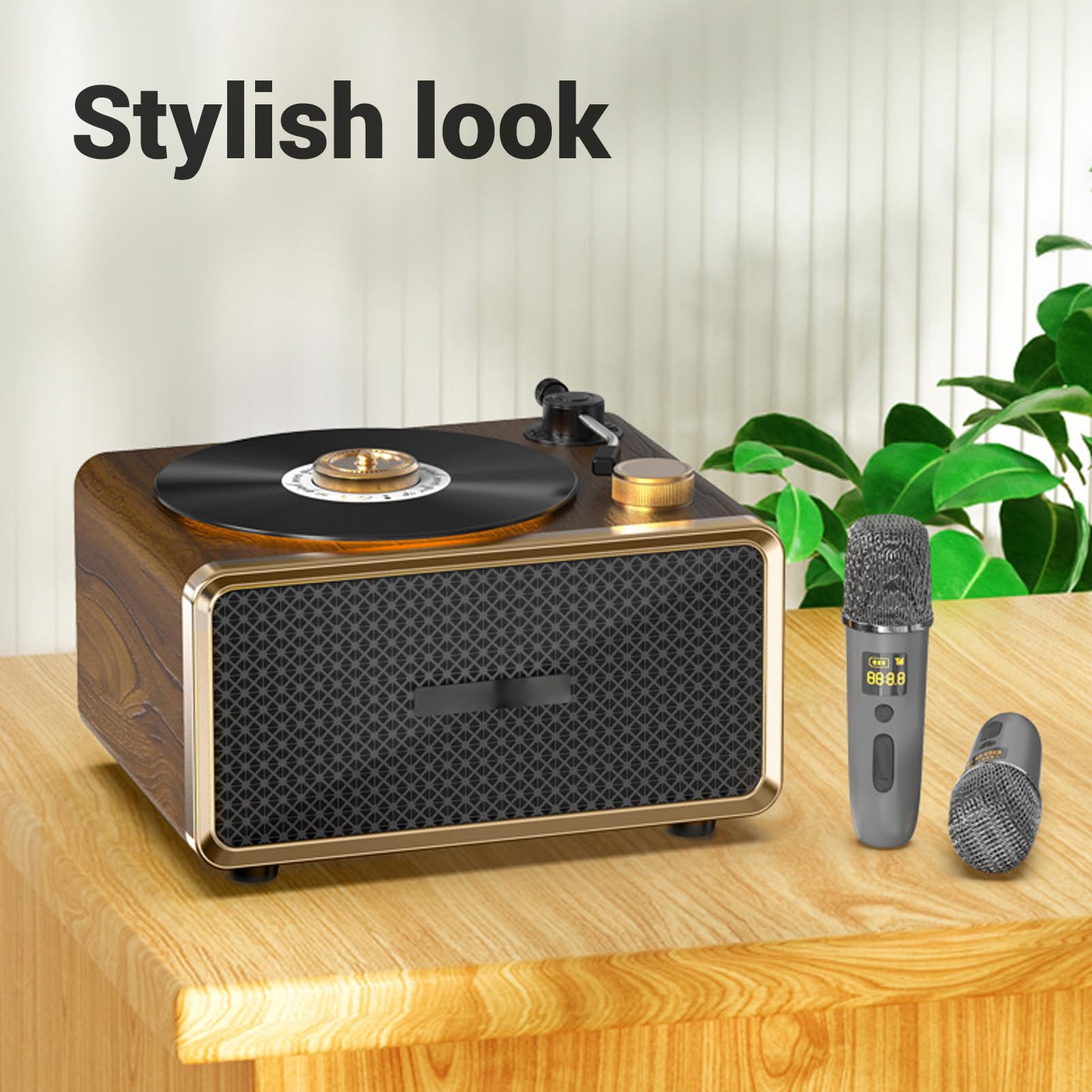 Retro Głośnik Bluetooth Drewniany Przenośny Głośnik w Stylu