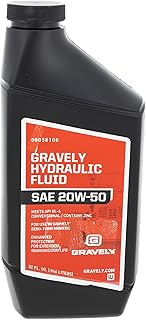 Gravely 00058100 20W50 Hydraulic Fluid Quart