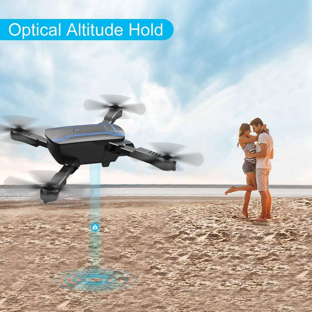 AKASO A300 Foldable Drone with Camera 1080P Camera FPV Drones Live Video Altitude Hold One Key Take Off/Landing RC Drone Best Gift for Boys and Girl Drone for Beginners Adults Kids