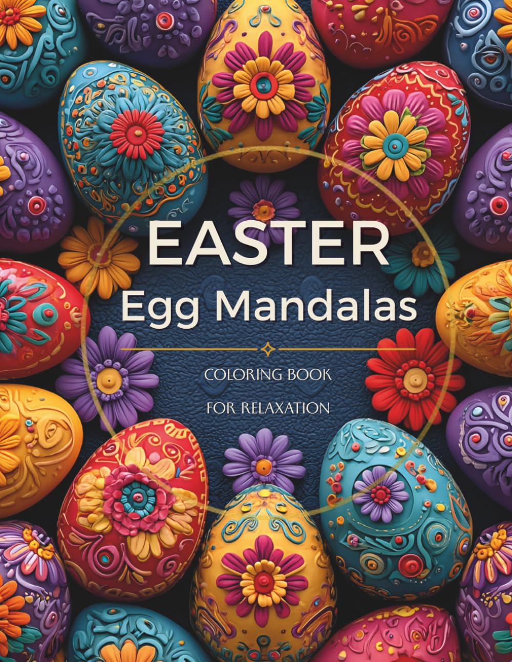 Easter Egg Mandalas Coloring Book