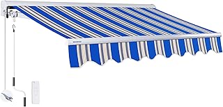ADVANING 12'x10' Motorized Patio Retractable Awning | Luxury Series | Pr...