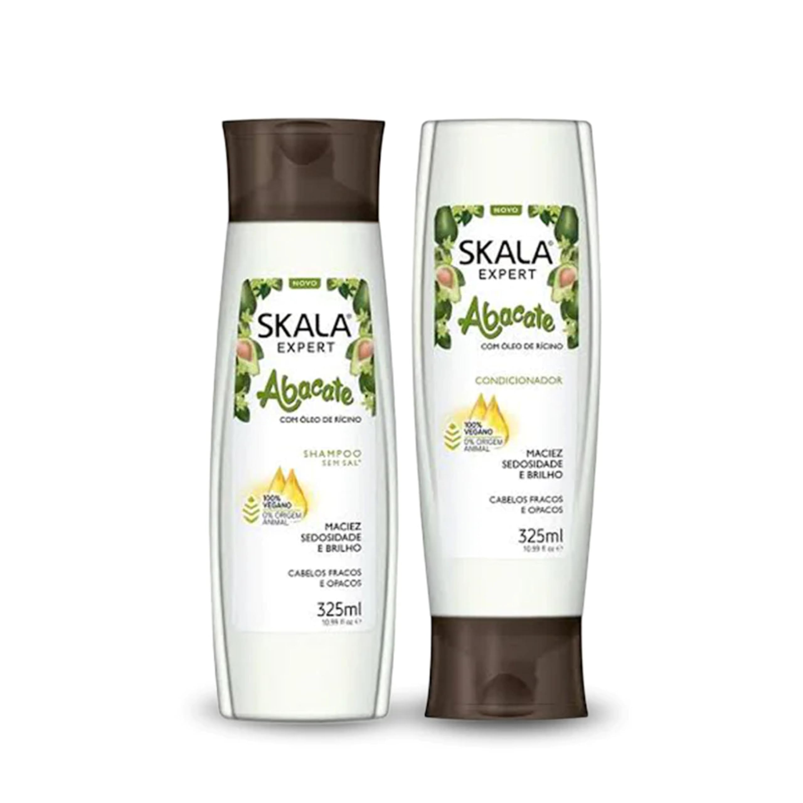 SkalaLinha Expert - Kit Abacate Shampoo e Condicionador (2 x 325 Ml) - (Expert Collection - Set Avocado Shampoo e Conditioner (2 x 11 Fl Oz))