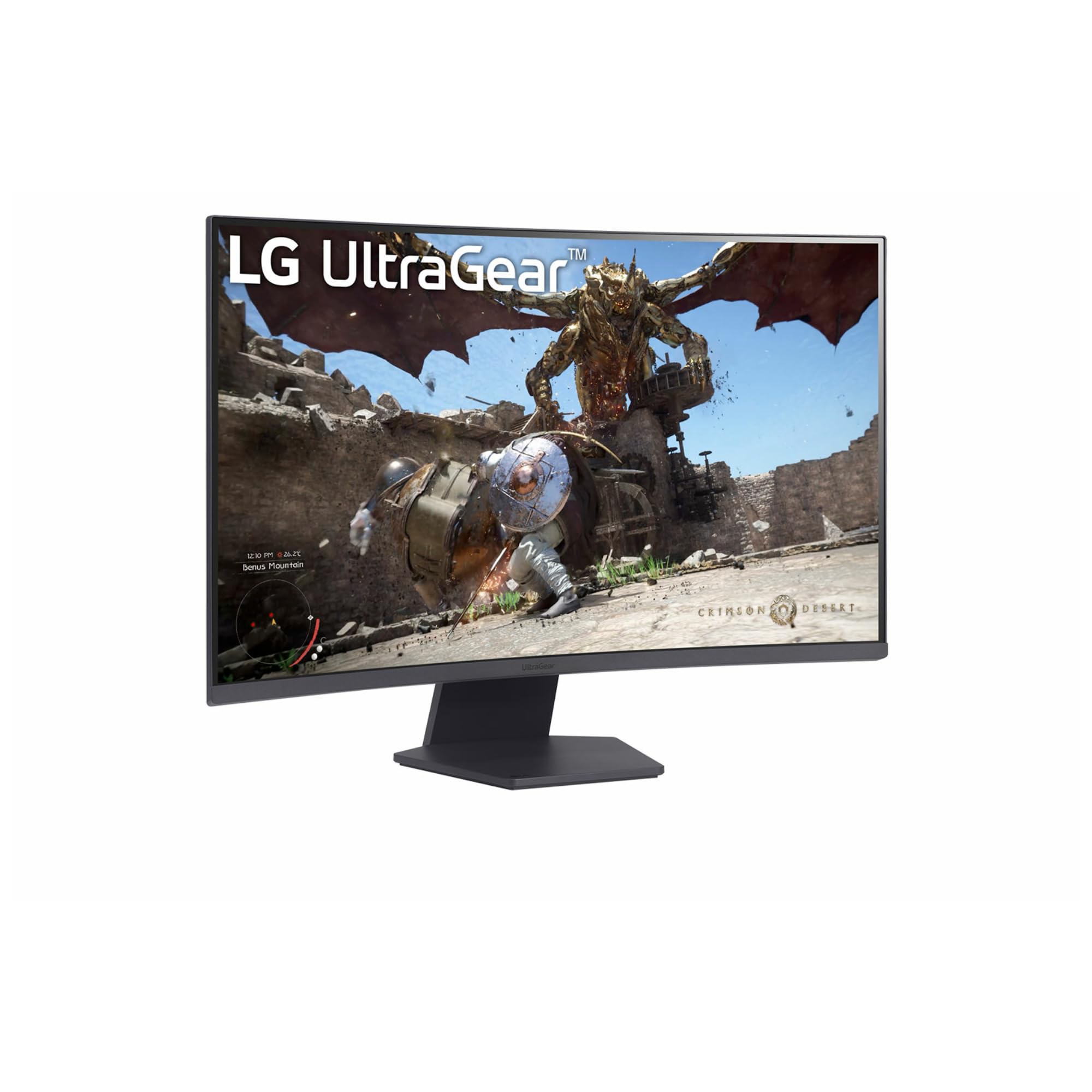 LG ゲーミングモニターUltraGear 32GS60QC-B 31.5インチ LG UltraGear 32GS60QC-B 31.5 In Quad HD 180 Hz VA Curved Black