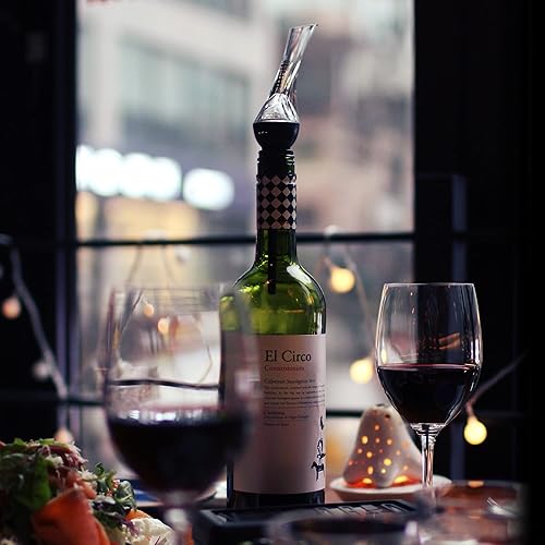 Miniatura 8 de Paquete de vertedor aireador de vino y decantador de vino Citadel por Vintorio