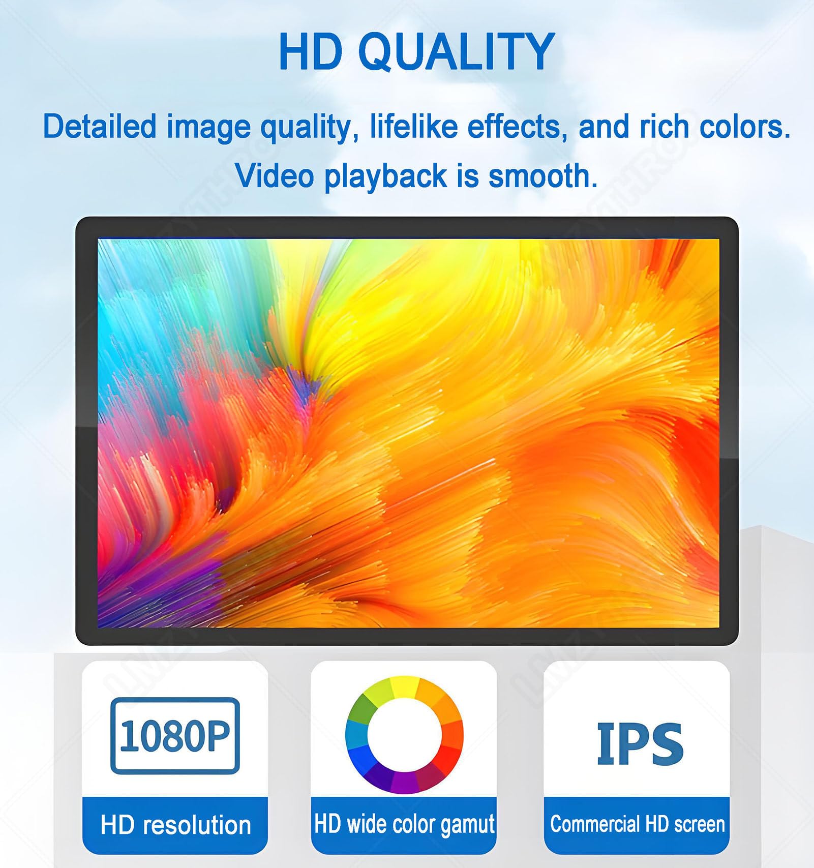 Pantallas LED Publicidad,Exhibición Nuevos Contenidos,Publicación Remota/USB,Pared/Empotrado,Horizontal/Vertical,Menú LED para Restaurante para Reproducir Videos/Imágenes 27"
