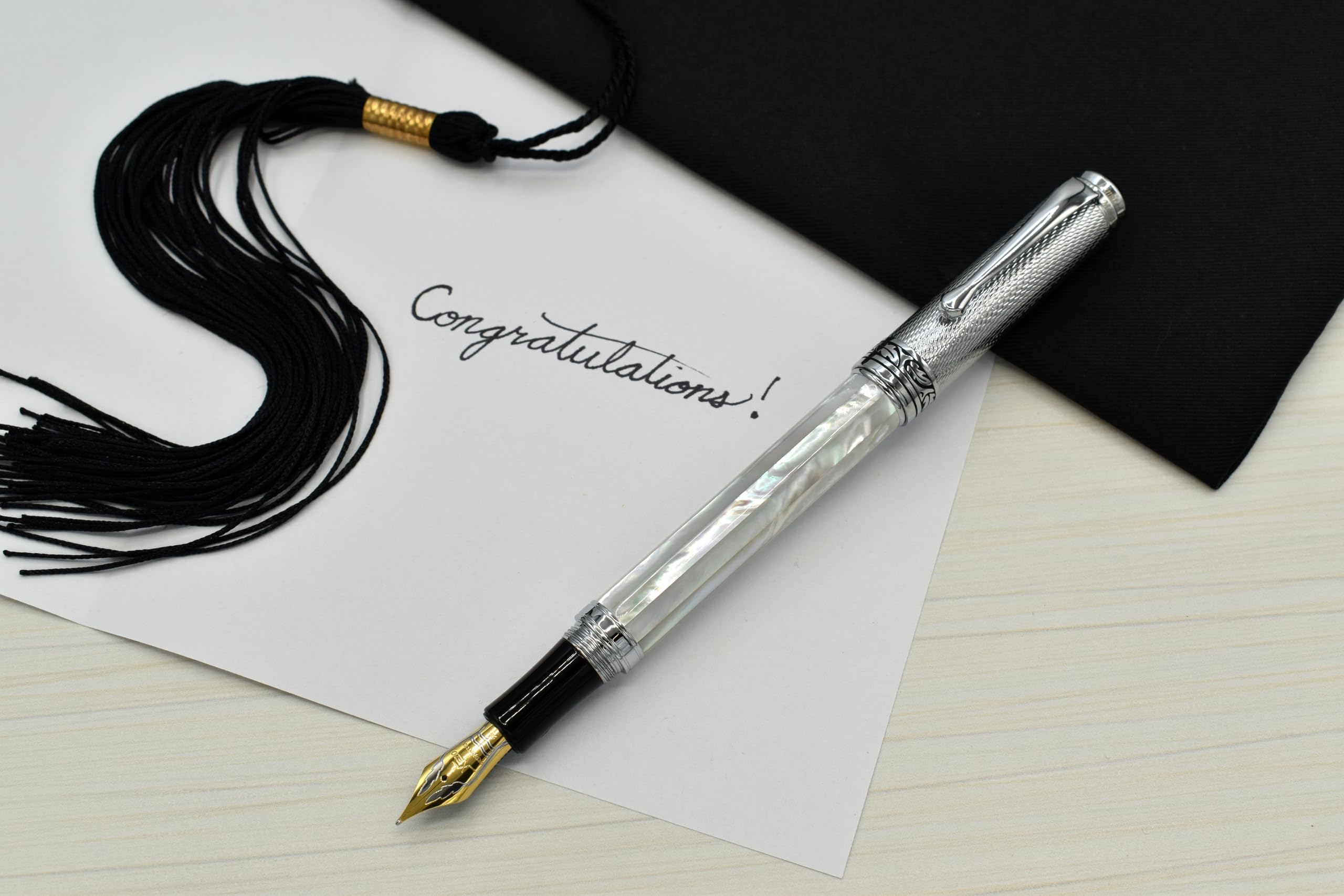 Amazon | Xezo Maestro 万年筆 中細ペン先 (0.45mm) Gift of Writing