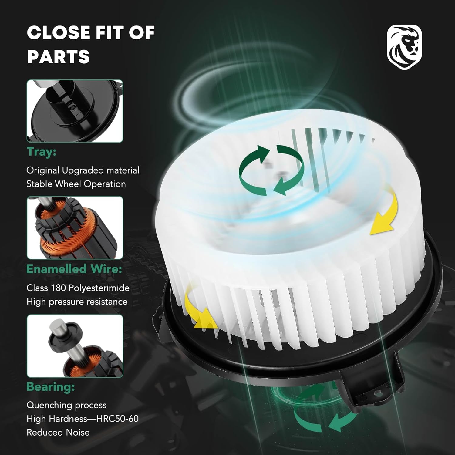 A/C Blower Motor Assembly for Honda Civic 2006-2011 Jeep Wrangler 2007-2010