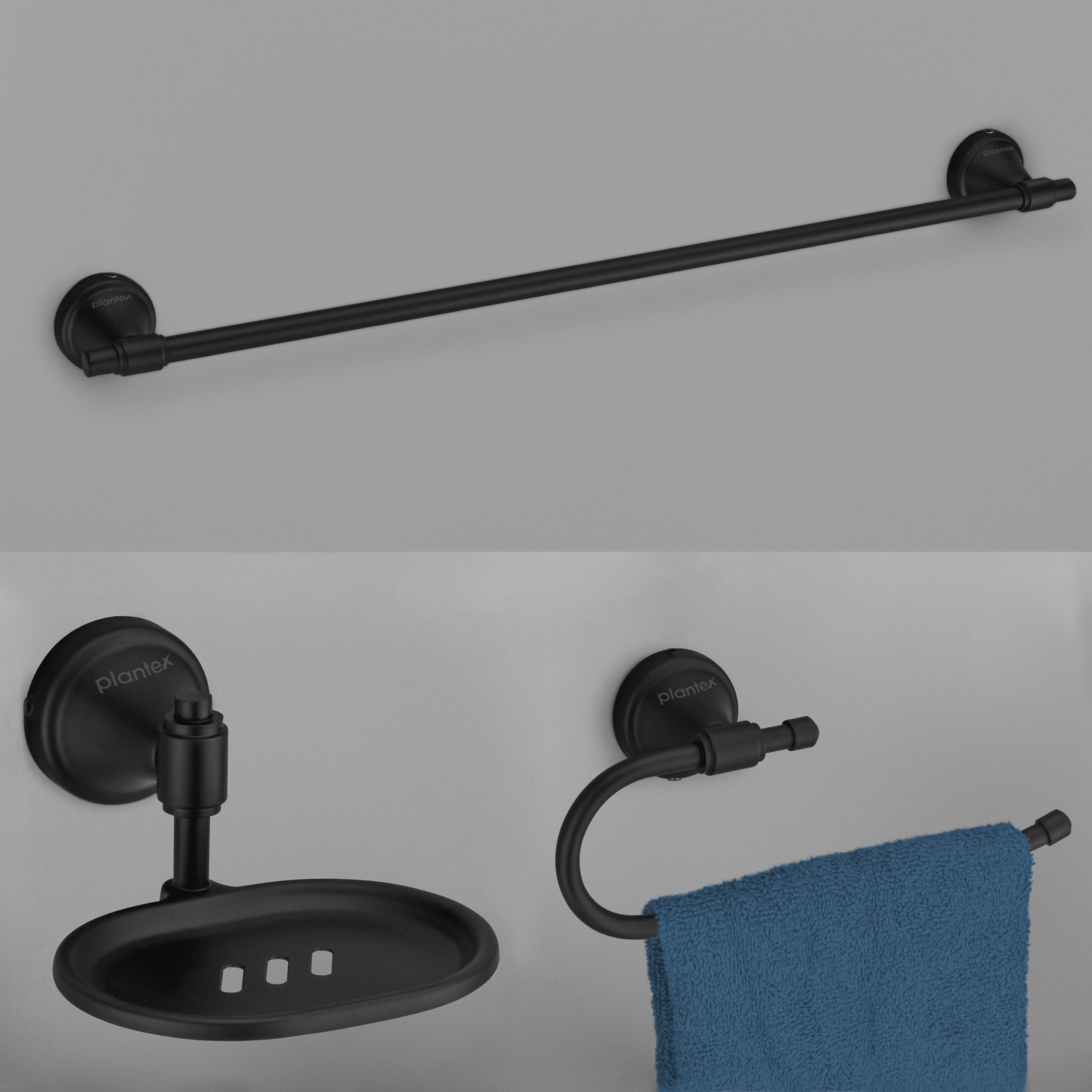 See full amazon price history chart for Plantex 304 Grade Stainless Steel Towel Hanger/Napkin Ring for Wash Basin/Soap Holder/Bathroom Accessories, Set of 3 (Black) Niko Plantex 304 Grade Stainless Steel Towel Hanger/Napkin Ring for Wash Basin/Soap Holder/Bathroom Accessories, Set of 3 (Black) Niko (B0CJM7Z7YB) Amazon Price History, Amazon Price Tracker
