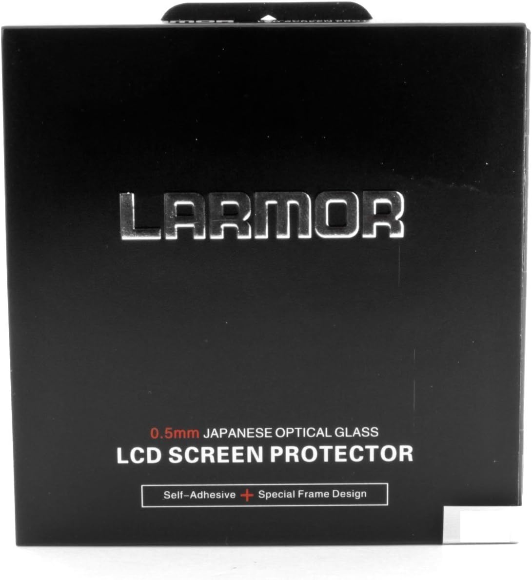 LARMOR by GGS 4 Generation Self-Adhesive Glass Nikon LCD Screen Protector for Nikon D7100 D7200 Camera