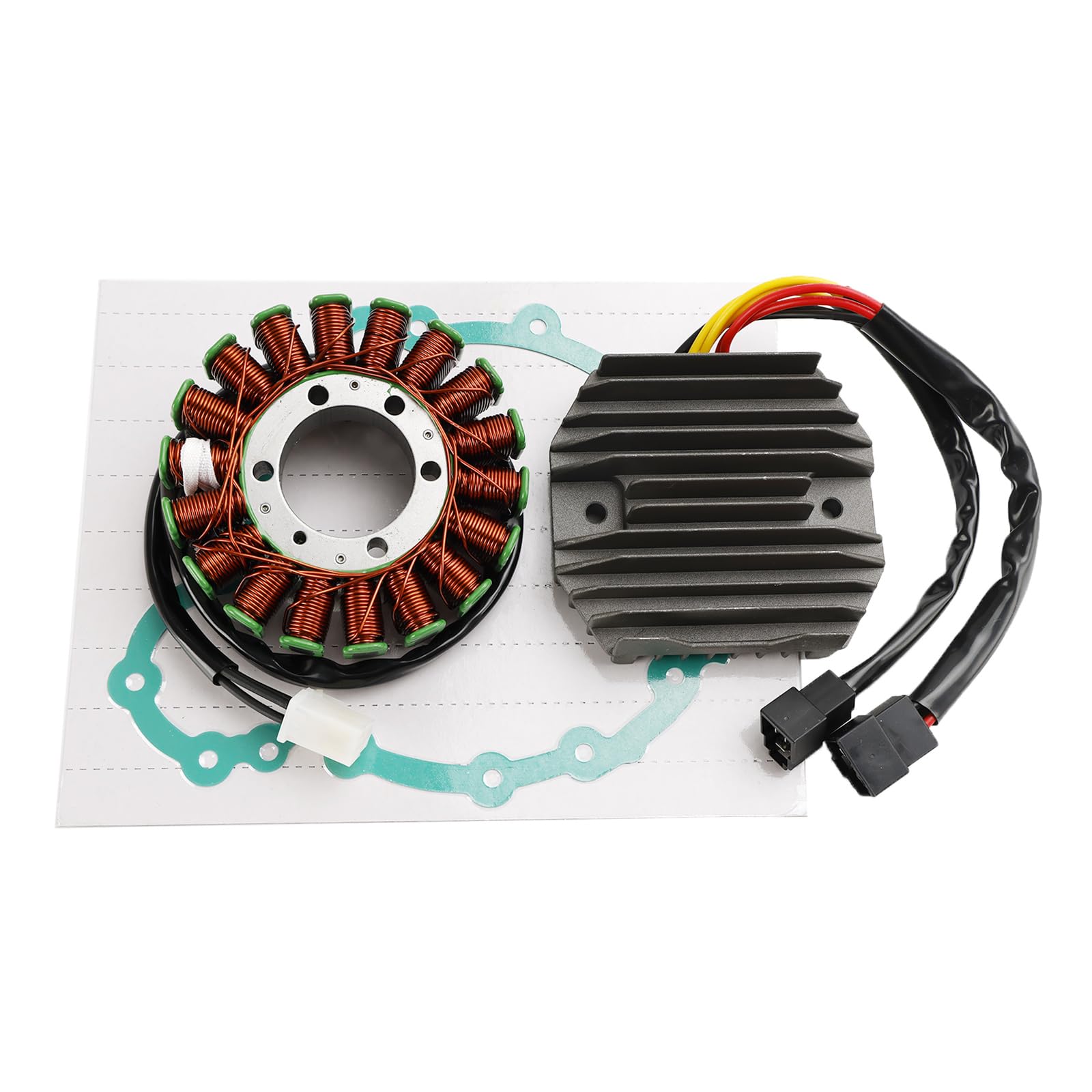 Kit Stator Générateur 115mm + Régulateur de Tension + Joint pour Tiger 1050 2007-2013 pour Sprint GT St 1050 pour Speed Triple 1050 T1300111 T1304040 T1261098