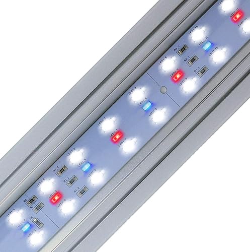 Finnex Stingray acuario llevó la luz 2.0, planta que crece 660nm LED rojos, 20 pulgadas