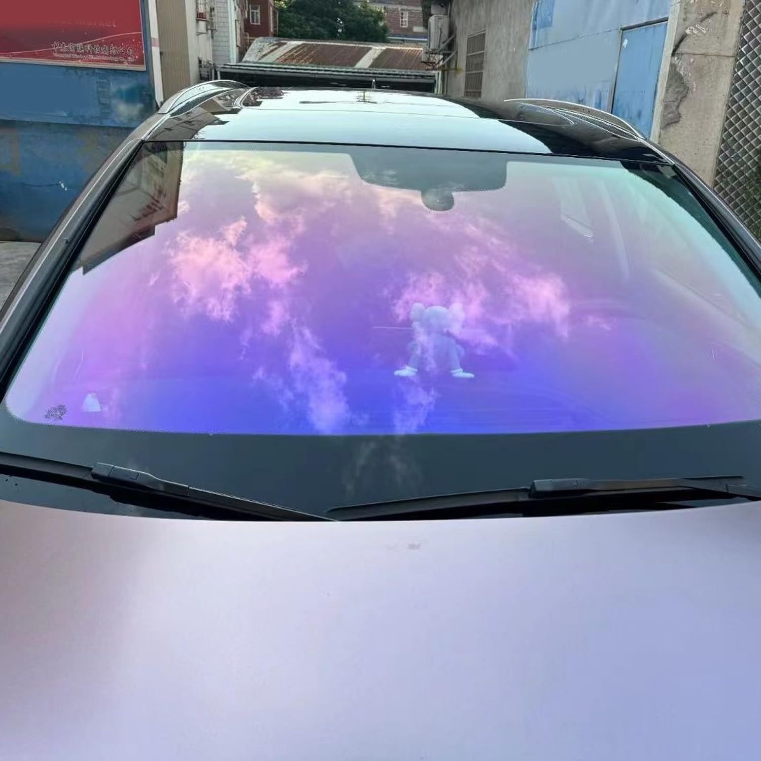 Alvorox Purple - Vlt 74% Imperial Car Window Tint, Violet Color Changing, Glass Tinted Film, Window Tinting Films For Vehicle (75X300cm)